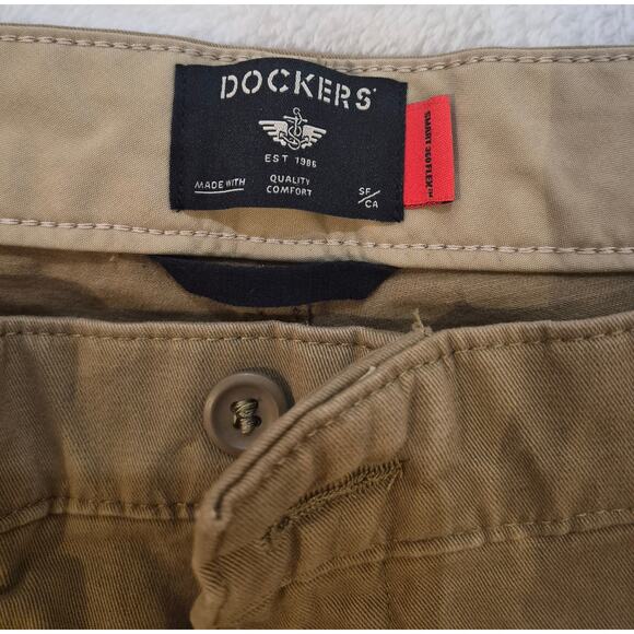 Dockers Ultimate Chino Straight Khaki Pants Men’s 44x30 Comfort Stretch Beige - Picture 4 of 10